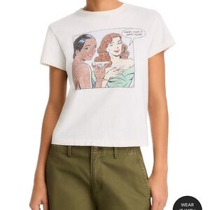 Graphic White Women's Top​​